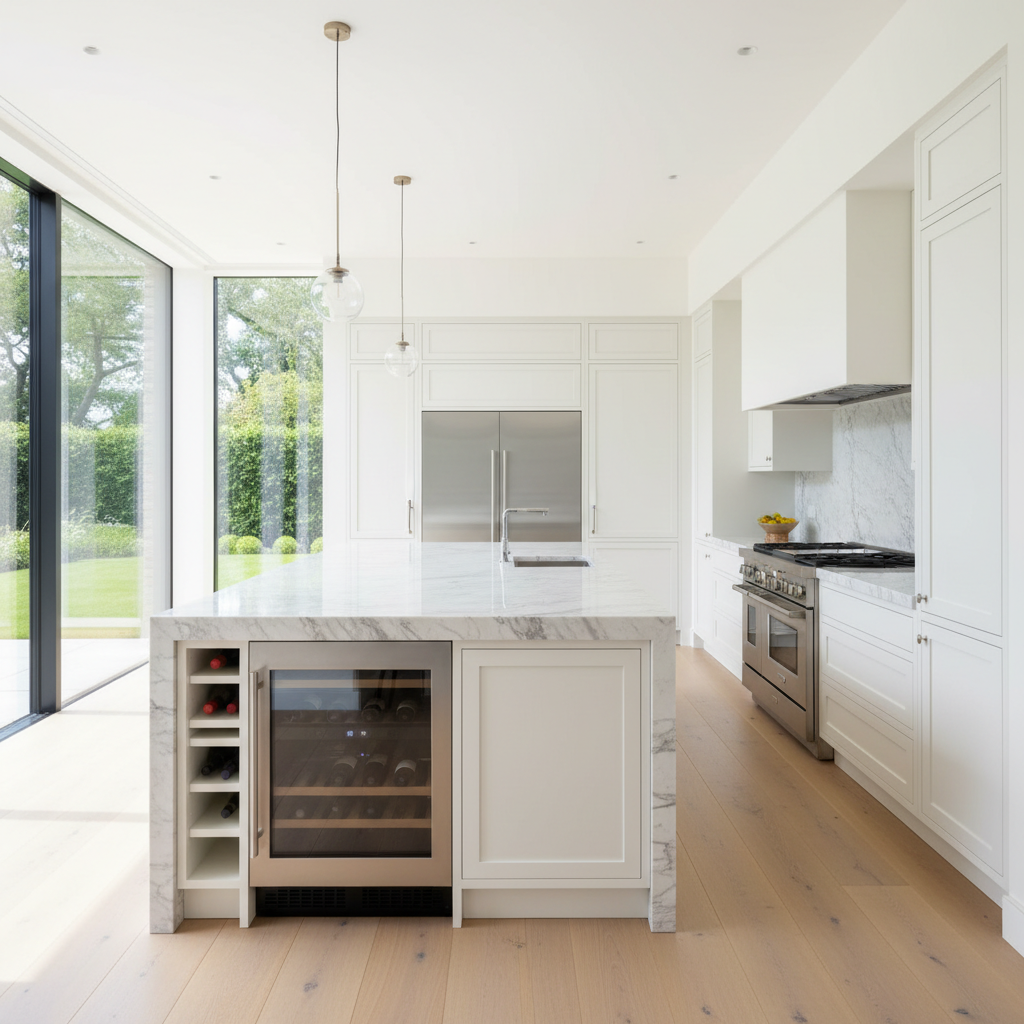 Luxury kitchen with premium Viking-style appliances